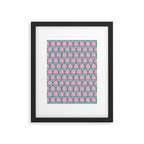Little Rainbows - orchid and blue Framed Art Print Gallery Image 6