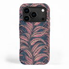 Magic Jungle Vine - midnight & peach iPhone Case Gallery Image 1