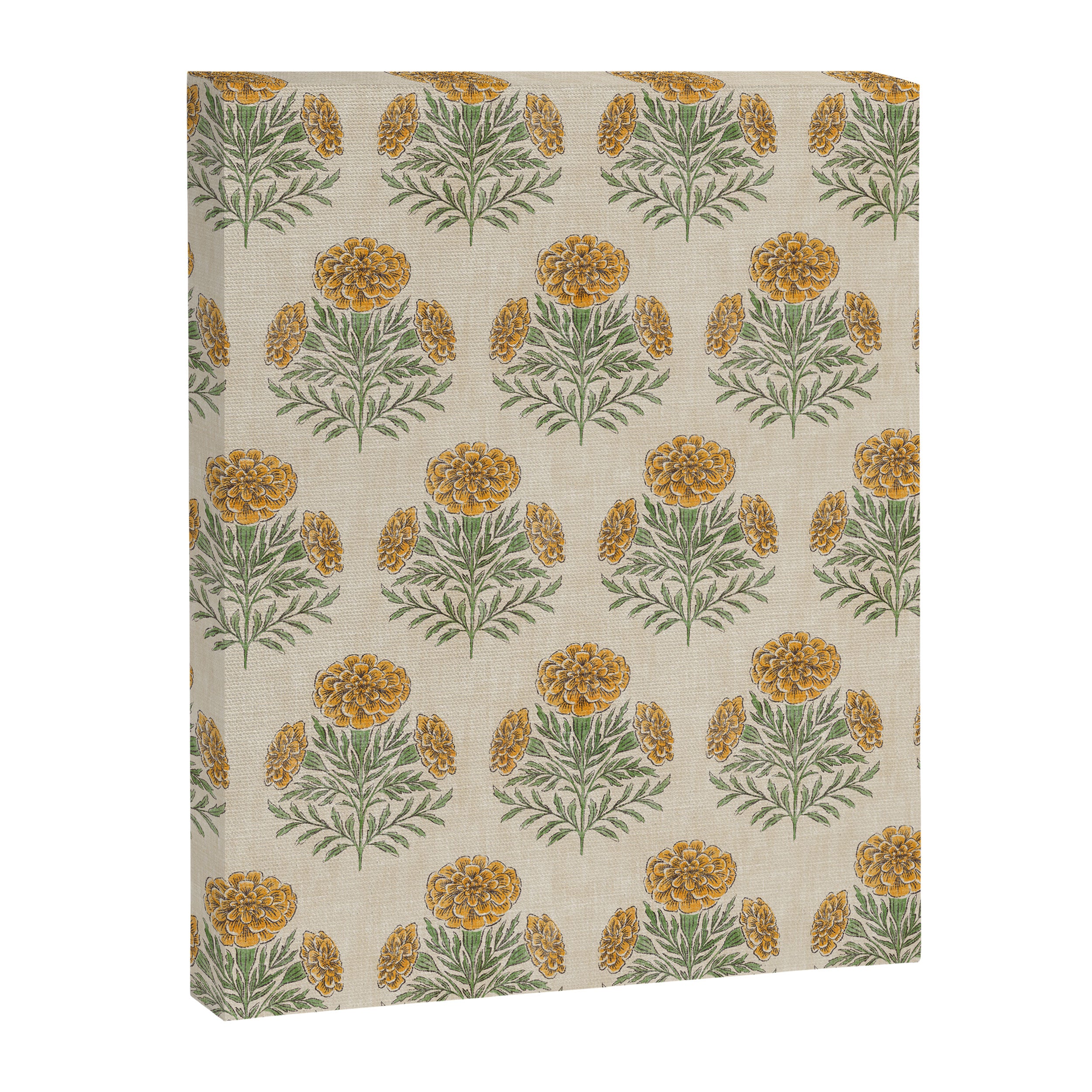 Marigold - golden yellow Canvas Print Gallery Image 8