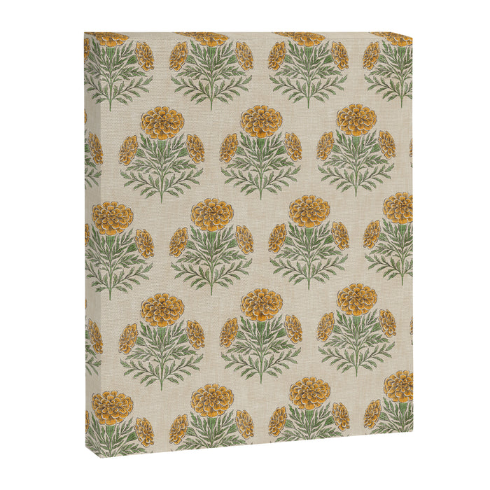 Marigold - golden yellow Canvas Print Gallery Image 1