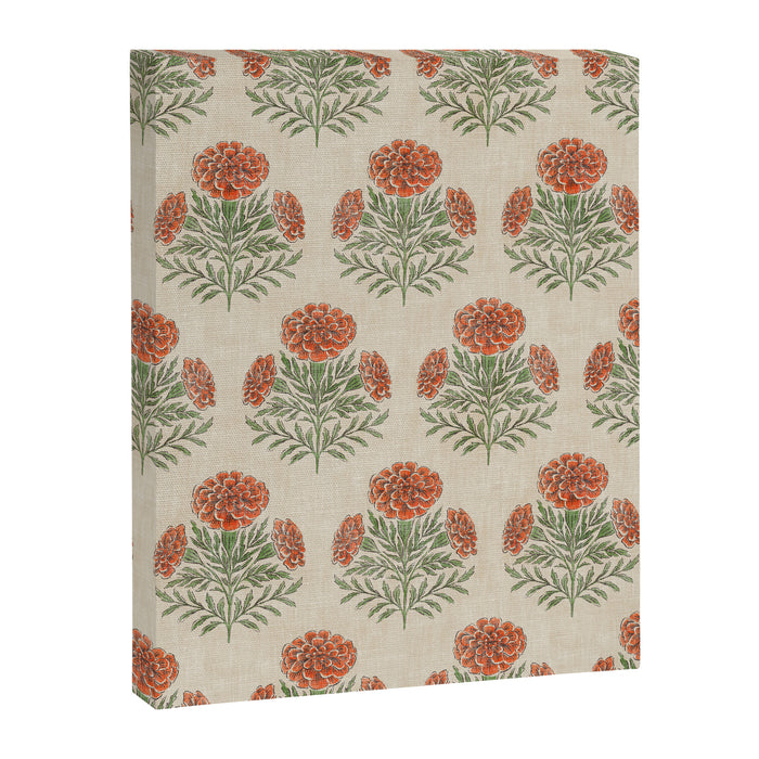 Marigold - persimmon Canvas Print Gallery Image 1