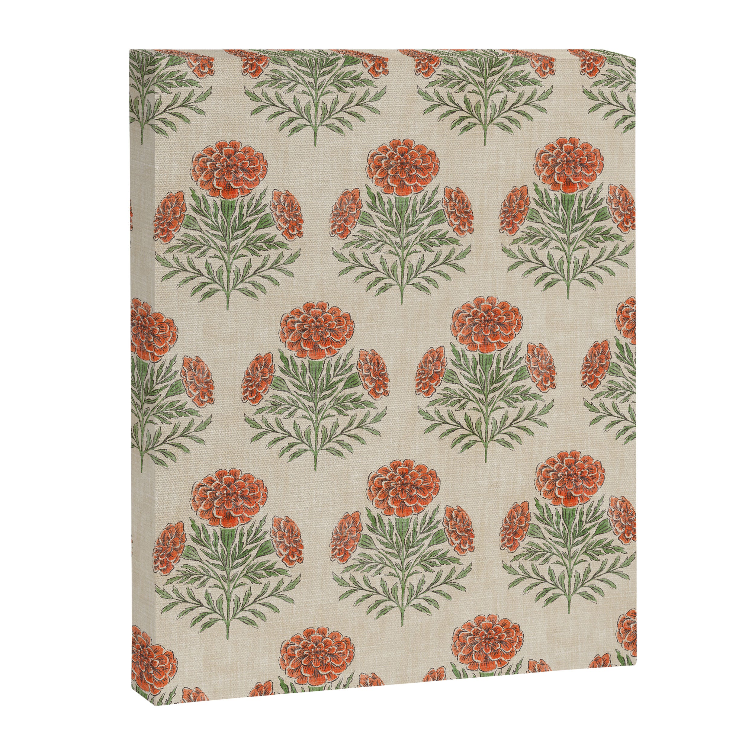 Marigold - persimmon Canvas Print Gallery Image 8
