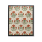 Marigold - persimmon Framed Canvas Print Gallery Image 8