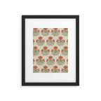 Marigold - persimmon Framed Art Print Gallery Image 6
