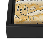Monte Vista - marigold  Framed Canvas Print Gallery Image 3