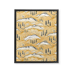 Monte Vista - marigold  Framed Canvas Print Gallery Image 8