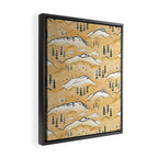 Monte Vista - marigold  Framed Canvas Print Gallery Image 2