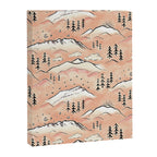 Monte Vista - peach Canvas Print Gallery Image 8