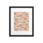 Monte Vista - peach Framed Art Print Gallery Image 6