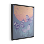 Moonrise Meadow Butterflies Framed Canvas Print Gallery Image 2