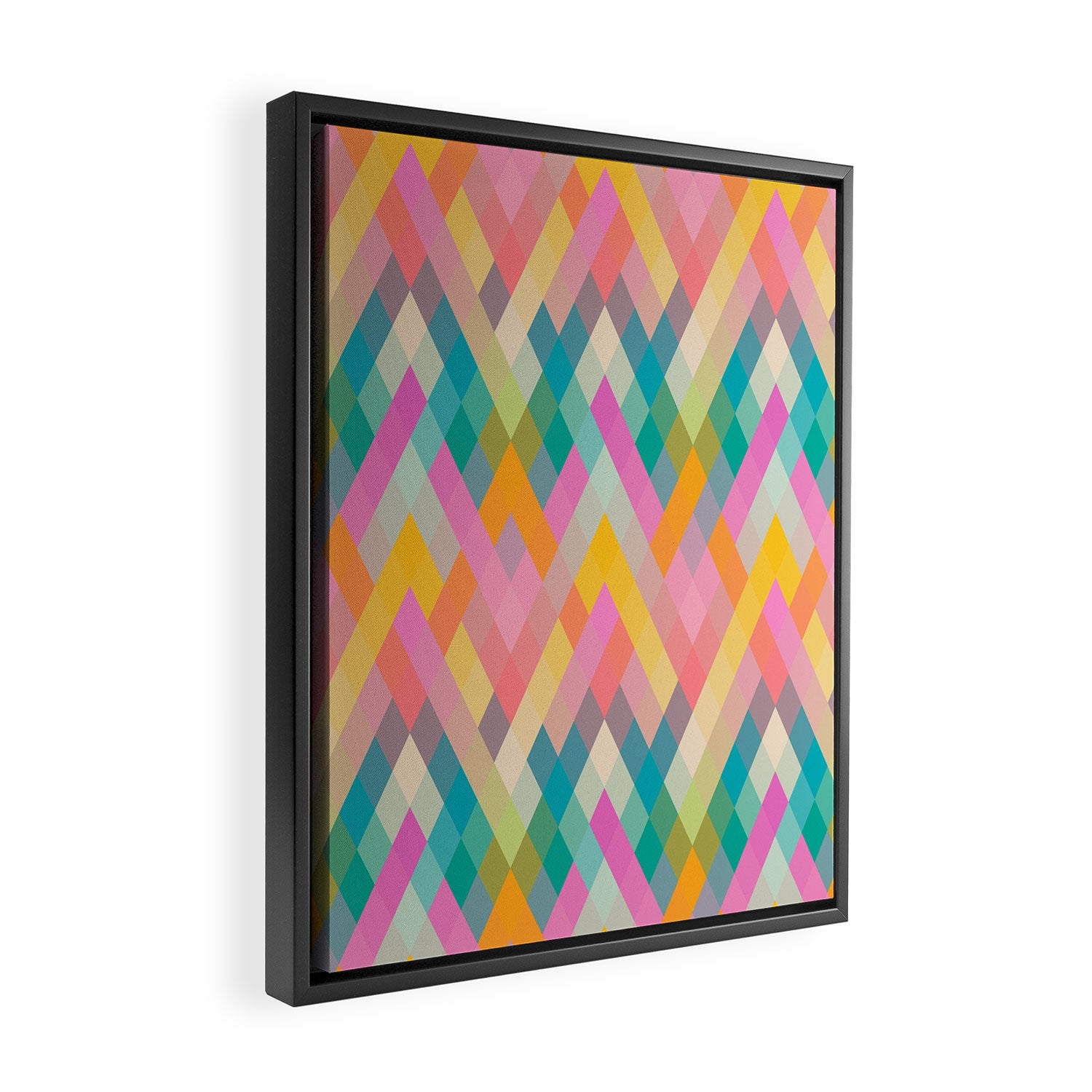 Mountain Sunrise Framed Canvas Print Gallery Image 2