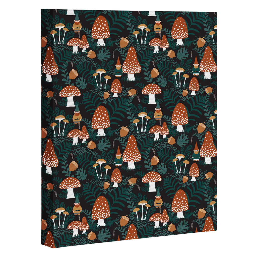 Mushroom Forest Gnomes Canvas Print Gallery Image 3