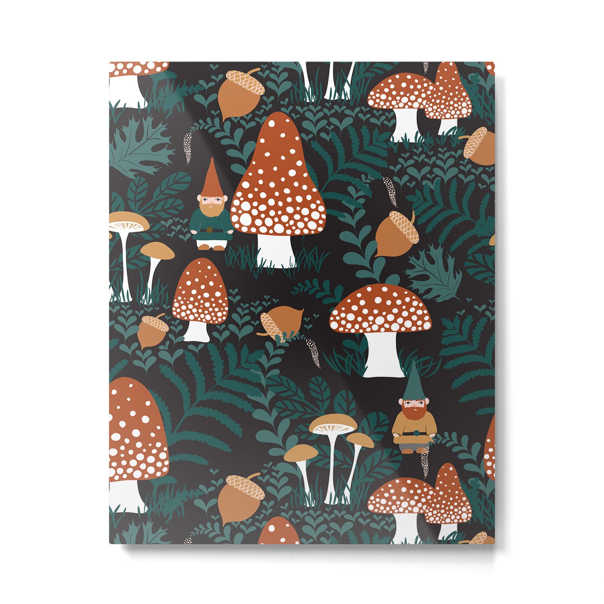 Mushroom Forest Gnomes Metal Print Gallery Image 6