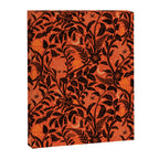 Mysterious Garden - black and orange Canvas Print Gallery Image 8
