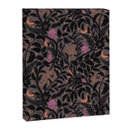 Mysterious Garden - black, gray, orange, and purple Canvas Print Gallery Image 8