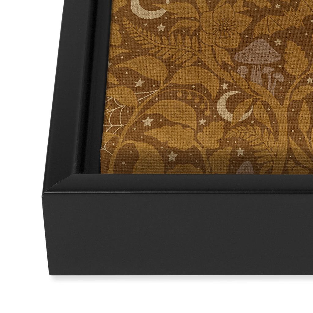 Mysterious Garden - bronze Framed Canvas Print Gallery Image 3