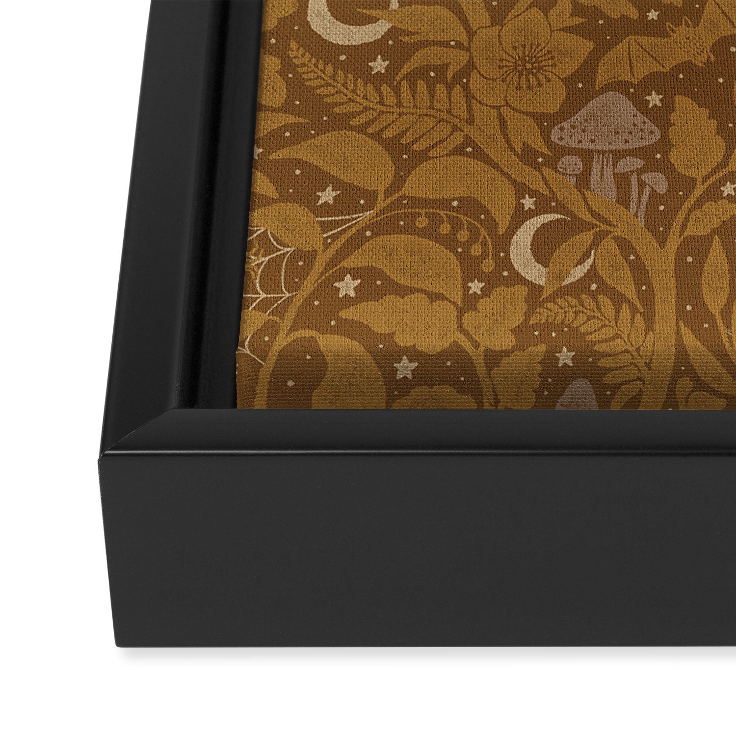 Mysterious Garden - bronze Framed Canvas Print Gallery Image 3