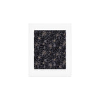 Mysterious Garden - midnight violet Art Print Gallery Image 1