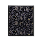 Mysterious Garden - midnight violet Framed Canvas Print Gallery Image 8