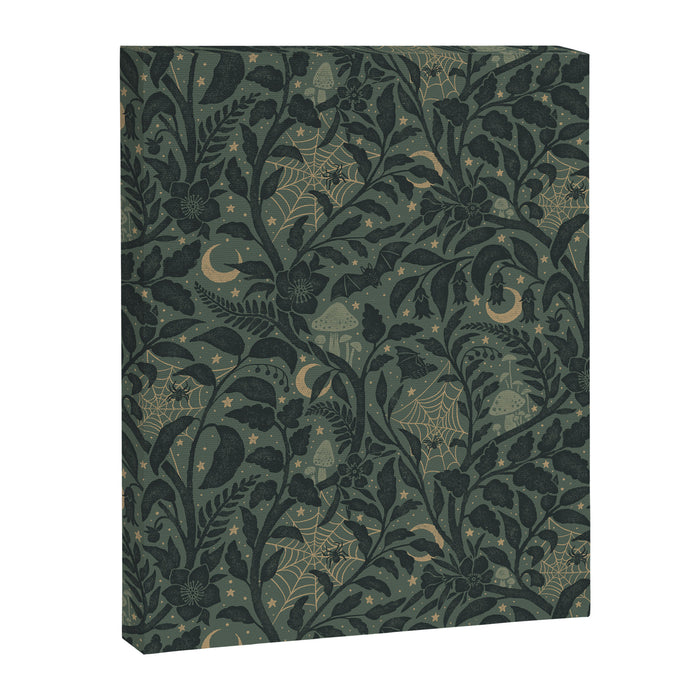 Mysterious Garden - moss green Canvas Print Gallery Image 1
