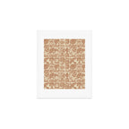 Nature Blocks - terracotta Art Print Gallery Image 1