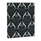Night Cheetahs - black, white, and blue Canvas Print Gallery Image 8