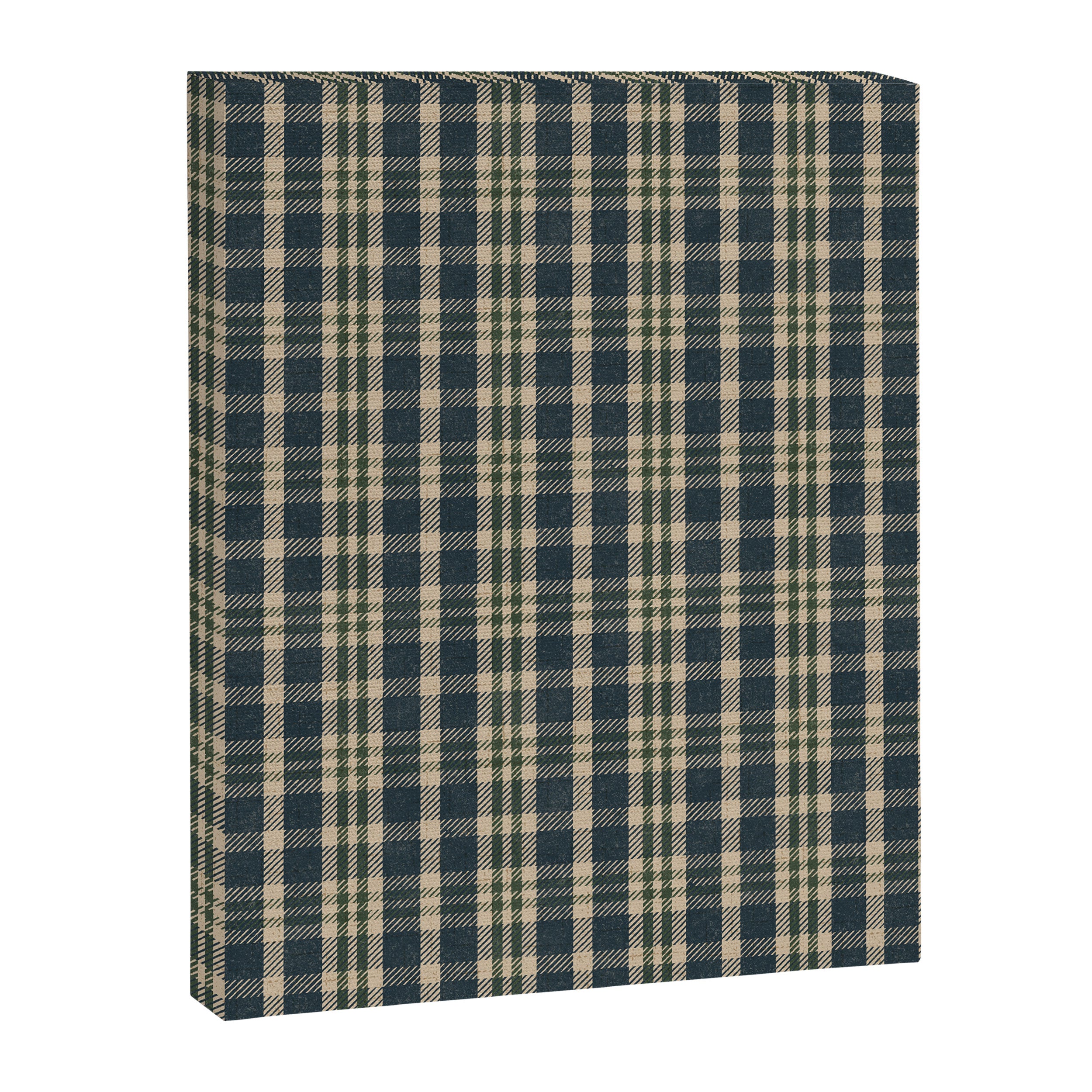 North Country Plaid - classic blue and green Canvas Print Gallery Image 8