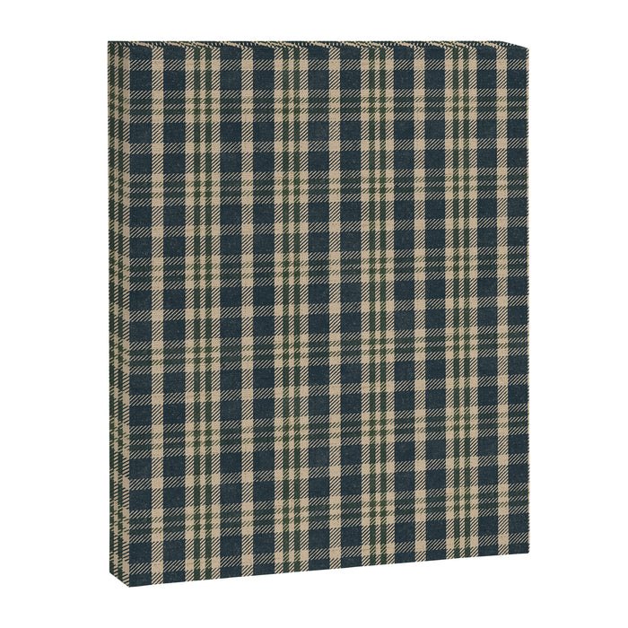 North Country Plaid - classic blue and green Canvas Print Gallery Image 1
