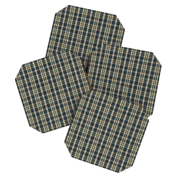 North Country Plaid - classic blue and green Coaster Gallery Image 1