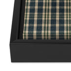 North Country Plaid - classic blue and green Framed Canvas Print Gallery Image 3