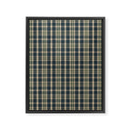 North Country Plaid - classic blue and green Framed Canvas Print Gallery Image 8