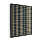 North Country Plaid - classic blue and green Framed Canvas Print Gallery Image 2