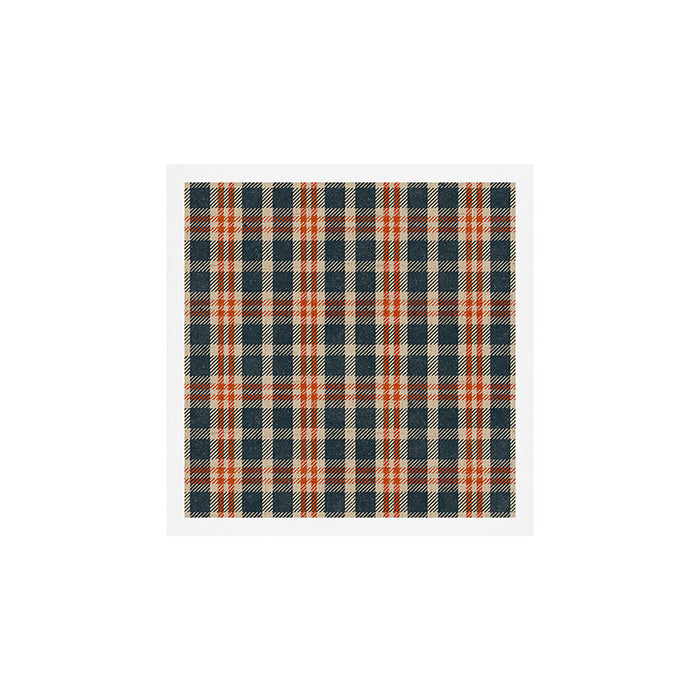 North Country Plaid - classic blue and red Art Print Gallery Image 1
