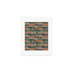 North Country Summer - classic blue, green, brown, and red Art Print Gallery Image 1