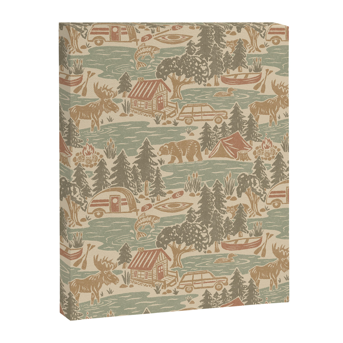 North Country Summer - soft neutrals Canvas Print Gallery Image 8
