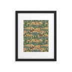 North Country Summer - spruce and gold Framed Art Print Gallery Image 6