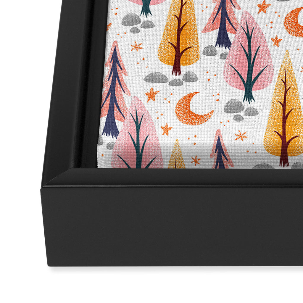 October Moon Framed Canvas Print Gallery Image 3