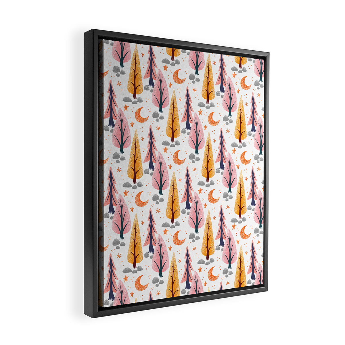 October Moon Framed Canvas Print Gallery Image 2