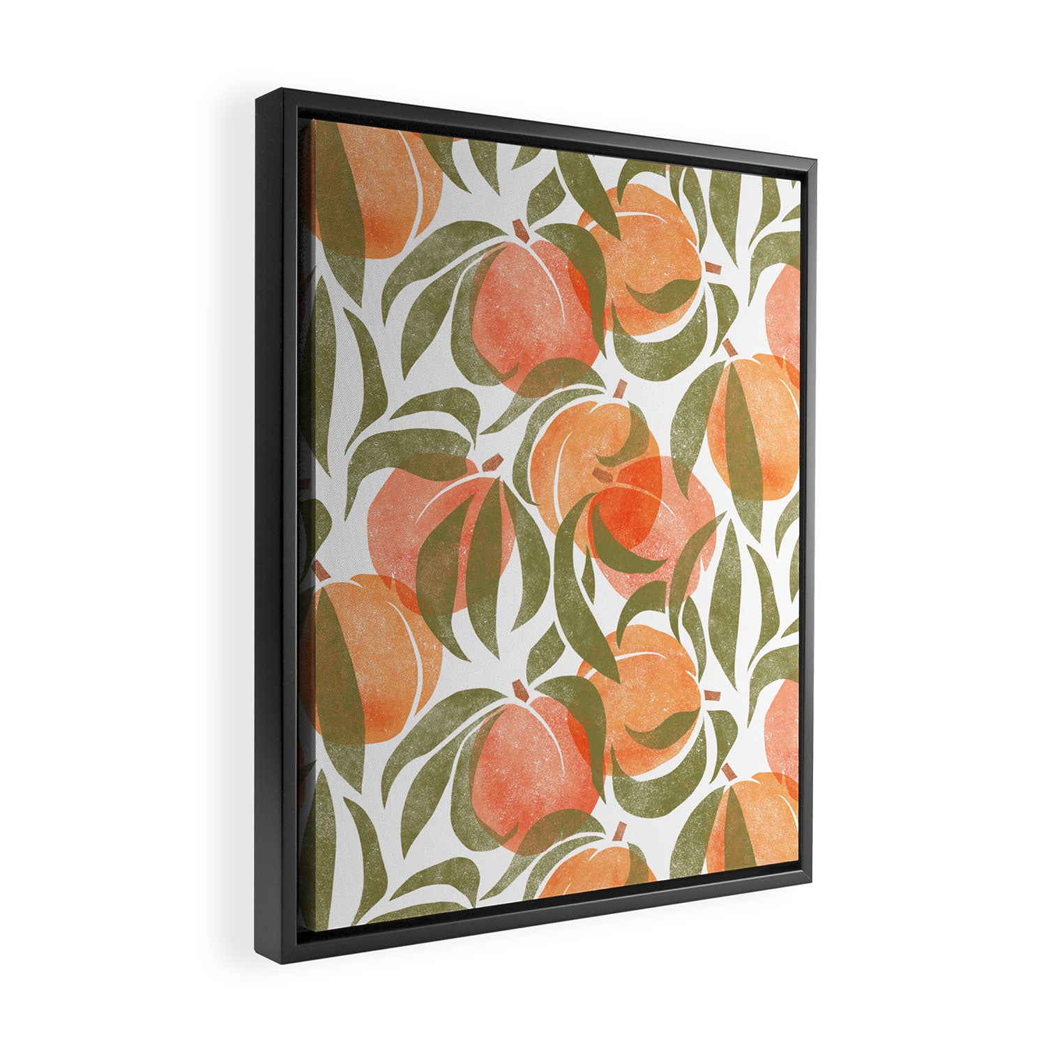 Peaches Framed Canvas Print Gallery Image 2