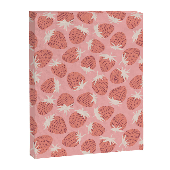 Pink Strawberries Canvas Print Gallery Image 1