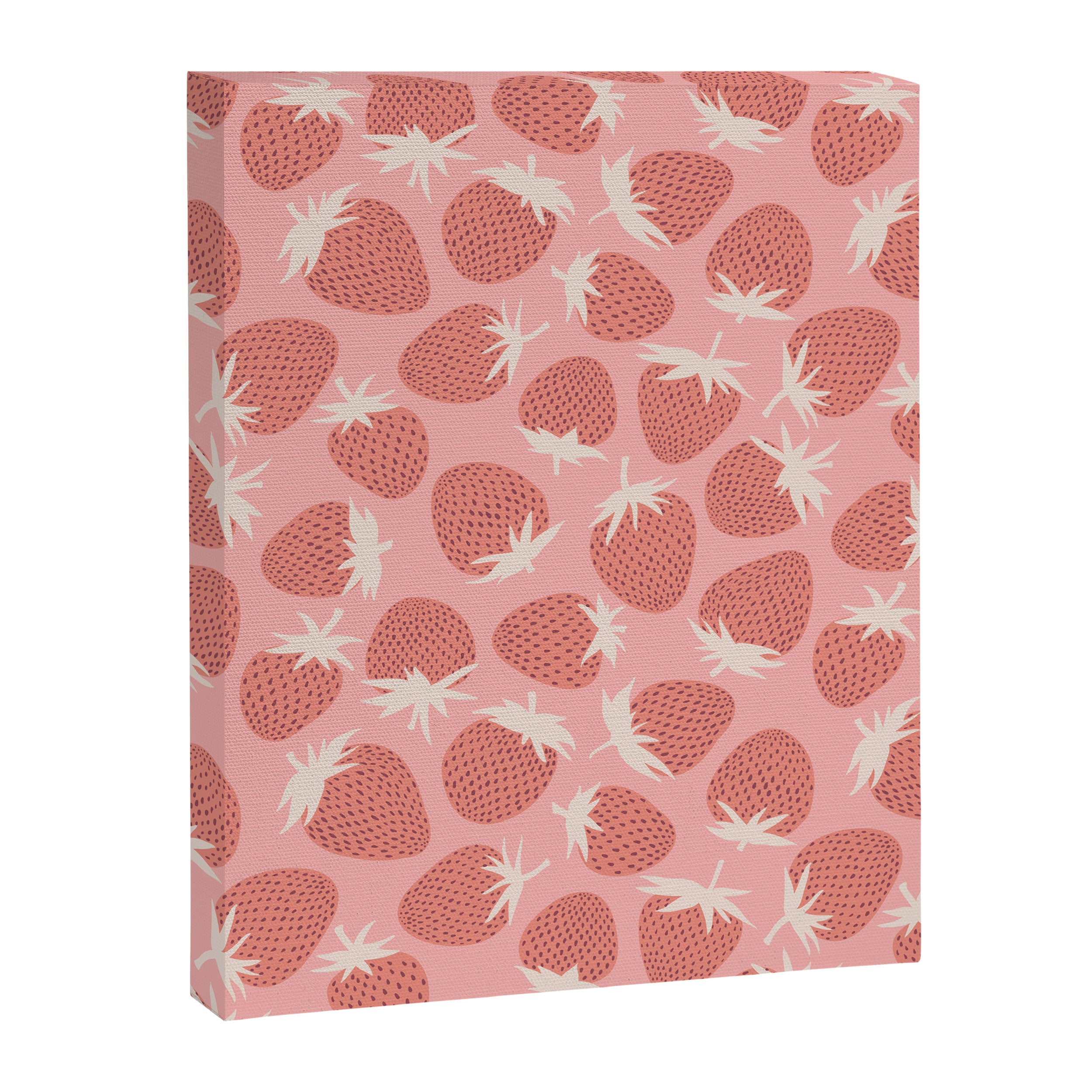 Pink Strawberries Canvas Print Gallery Image 8