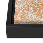 Posey - peach Framed Canvas Print Gallery Image 3