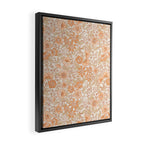 Posey - peach Framed Canvas Print Gallery Image 2