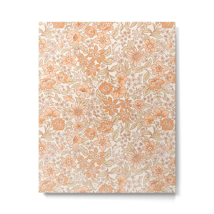 Posey - peach Metal Print Gallery Image 1