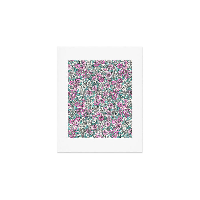 Posey - purple Art Print Gallery Image 1
