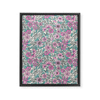 Posey - purple Framed Canvas Print Gallery Image 8