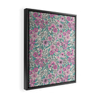 Posey - purple Framed Canvas Print Gallery Image 2