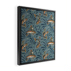 Rodeo Frogs - Blue Framed Canvas Print Gallery Image 2
