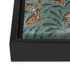 Rodeo Frogs - Green Framed Canvas Print Gallery Image 3