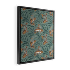 Rodeo Frogs - Green Framed Canvas Print Gallery Image 2